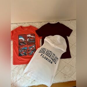 Boys Shirts Bundle Size 6 Graphic Tee Polo Tank Summer Clothes Lot